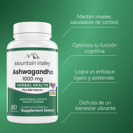 ASHWAGANDHA MOUNTAIN VALLEY 1000 mg