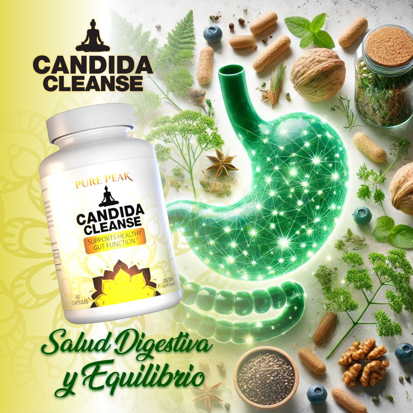 2x1 Candida Cleanse (Limpiador de Hongo Cándida)