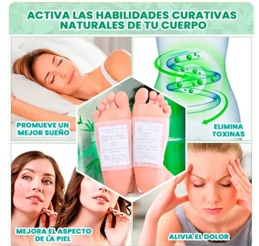 PACK DE 6 CAJAS DE PARCHES DESINTOXICANTES KINOKI